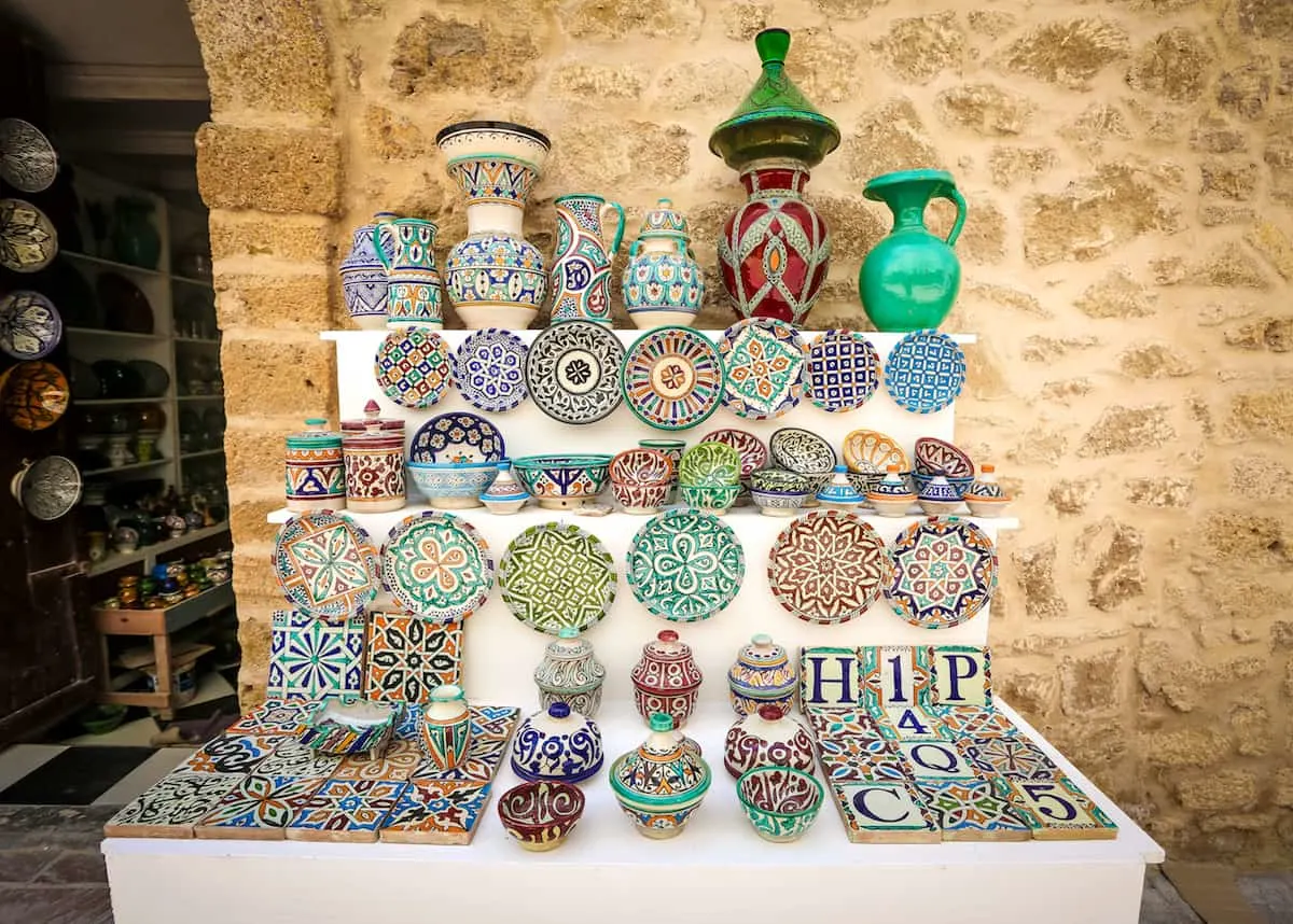 handcraft from the Essaouira's Medina.