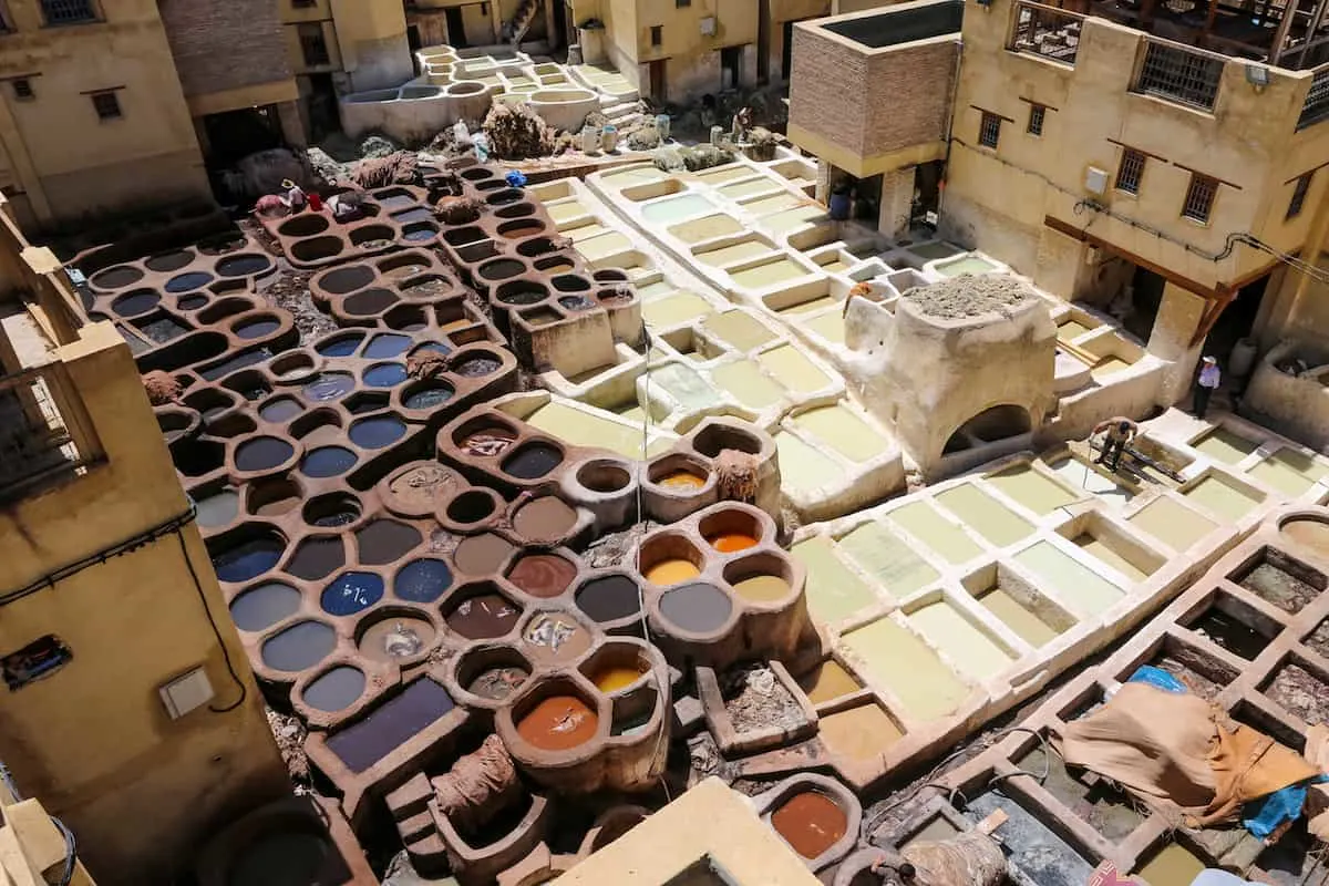 Make sure to visit the Chaouwara Tanneries