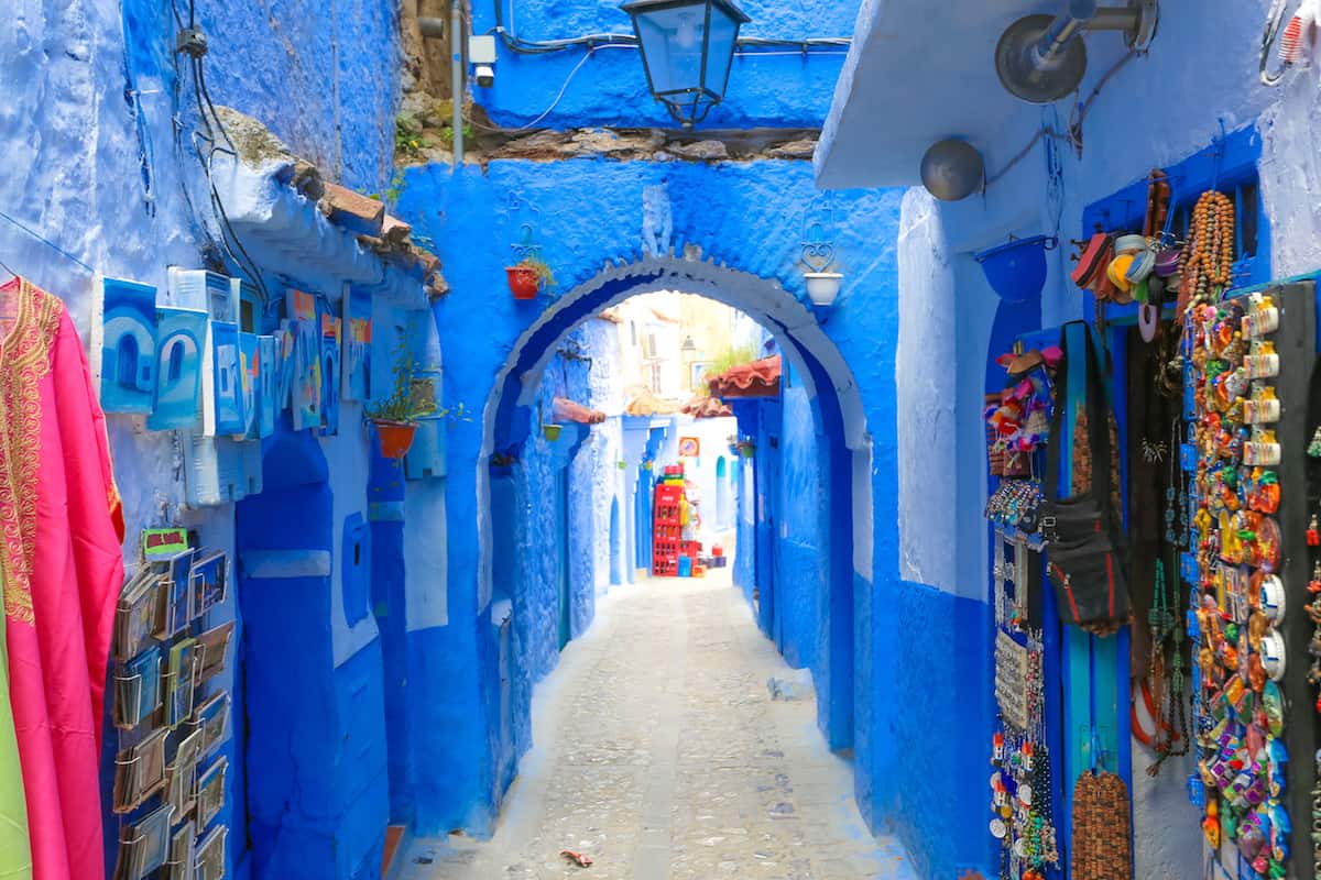 Chefcaouen Blue hallway