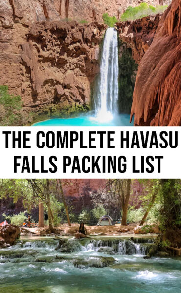 My Complete Havasu Falls Packing List