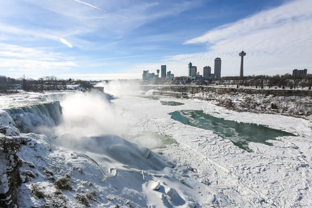 skyline of niagara in NY