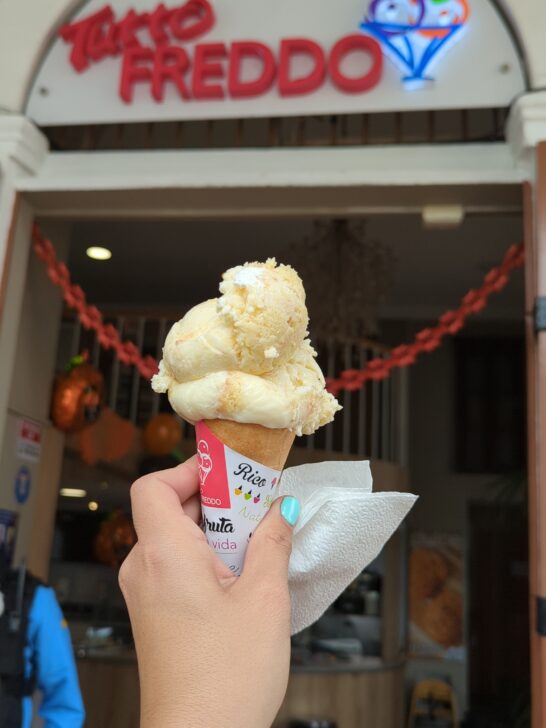 En el centro histórico de cuenca debes probar el helado de tutto freddo