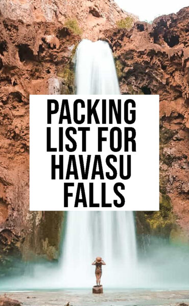 Packing List for Havasu Falls