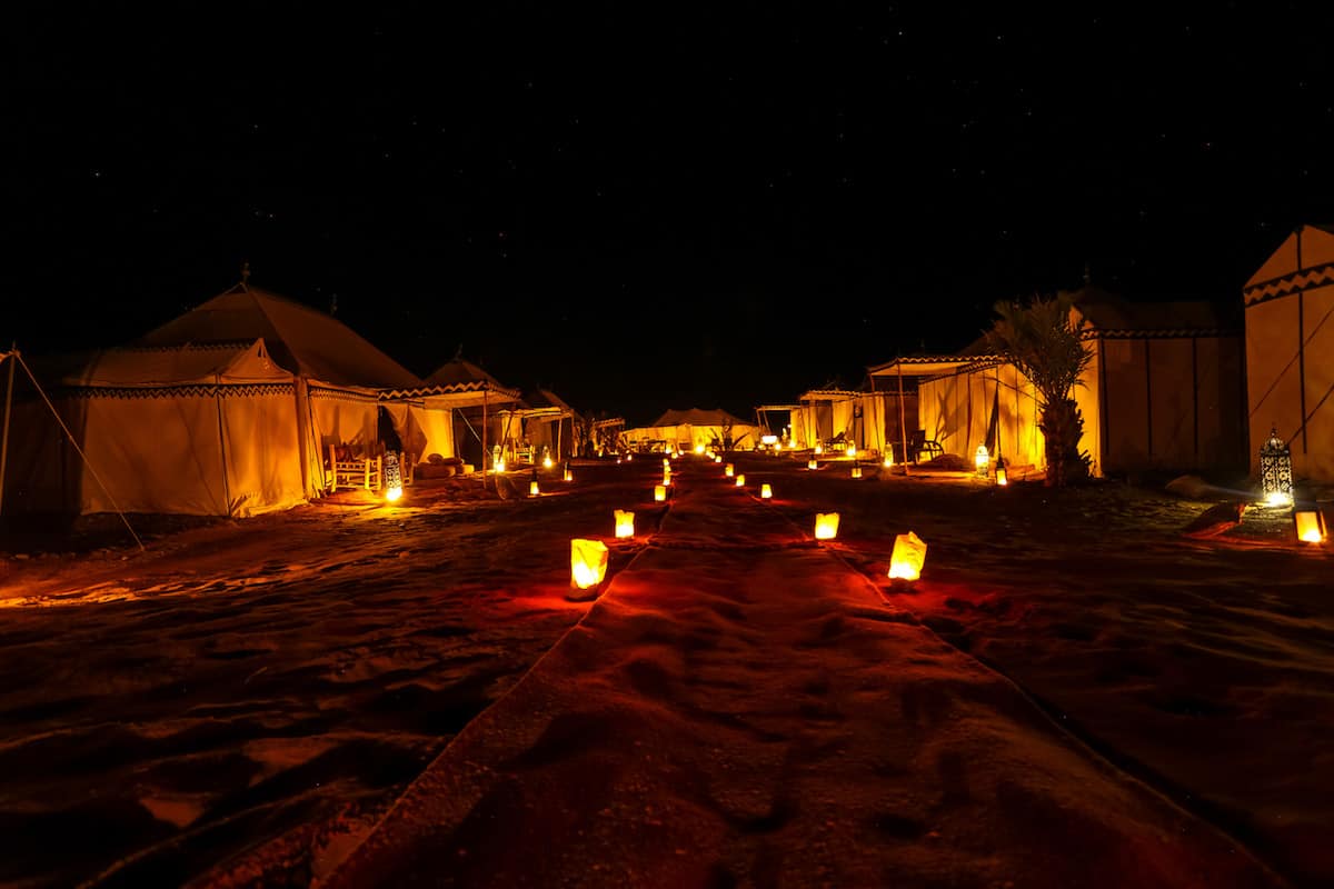 Glamping in Morocco's Sahara Desert