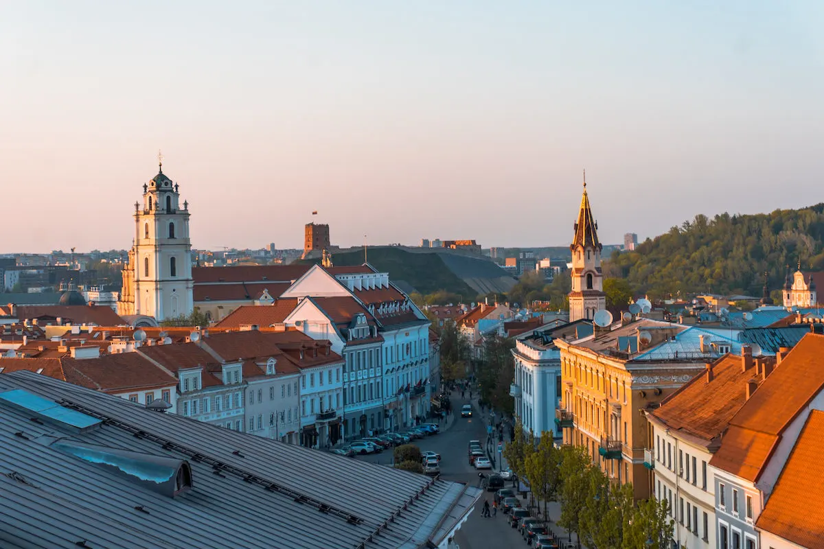 Room view from the Radisson Blu Royal Astorija Hotel