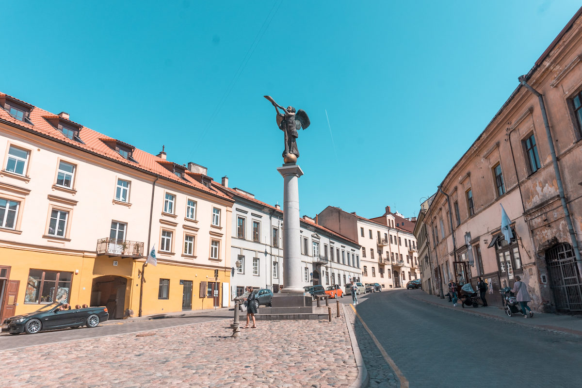 Užupis Republic statue