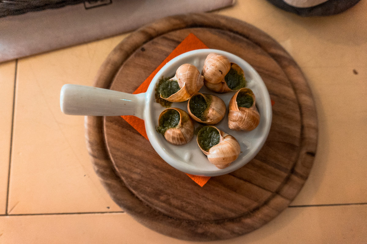 where to eat in Vilnius? escargot